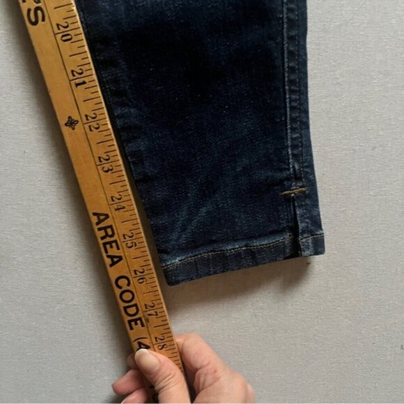 Guess bin overalls jumper skinny denim jeans Sz 24 - Picture 12 of 13